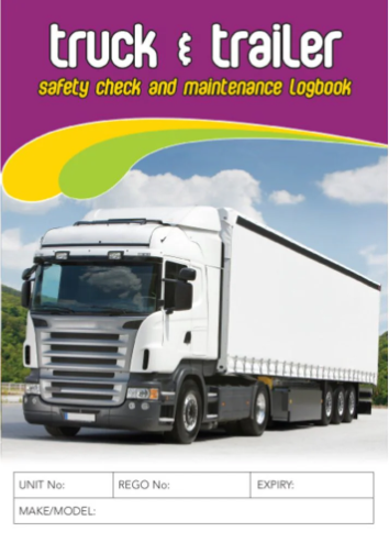 Truck and Trailer Logbook Truck and Trailer Logbook