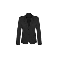 Biz Corporates Cool Stretch Womens Two Button Mid Length Jacket