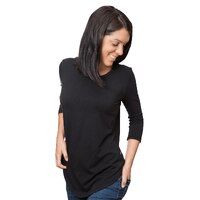 Bamboo Womens 3/4 Sleeve Lucy Yoga Tshirt