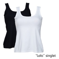 Bamboo Womens Singlet Lola