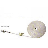 B-Safe Safety Line Kernmantle Rope 11mm x 15m with double action hook one end and manual rope grab - BS010115A