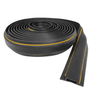 Black cable cover - 10m