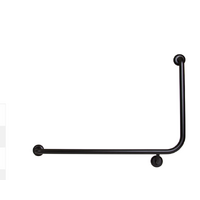 Wall mount safety grab rail (left) -  black