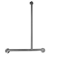 1100mm x700mm offset flush mount shower grab rail rh