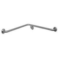 750mm x750mm corner wall flush mount shower grab rail lh