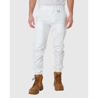 Mens Cuffed Pant White