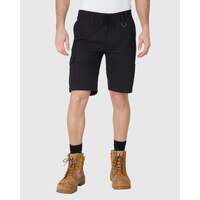 Mens Elastic Utility Short Black