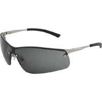 BOSTON Metal Frame Safety Glasses Smoke Lens 12x Pack