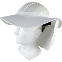 Maxisafe Hard Hat Brim with Neck Flap