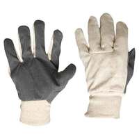 Cotton Drill Vinyl Palm Gloves Large Carton of 240 Pairs