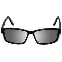 Twister photochromic safety glasses - black frame/smoke lens
