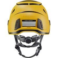 Inceptor Grx Vented Helmet Yellow C/W Reflective Stickers