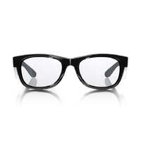 SafeStyle Classics Black Frame Clear Lens Safety Glasses