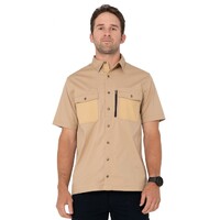 Pressure Short Sleeve Shirt Colour Khaki