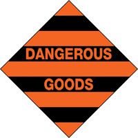 Dangerous Goods Hazchem Sign 270x270mm Poly