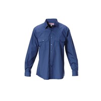Hard Yakka Foundations Poly Cotton Permanent Press Long Sleeve Shirt