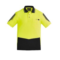 Syzmik Mens Hi Vis Flux S/S Polo